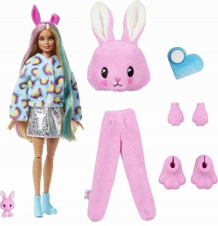 Lalka Barbie w przebraniu królika Cutie Reveal HHG19