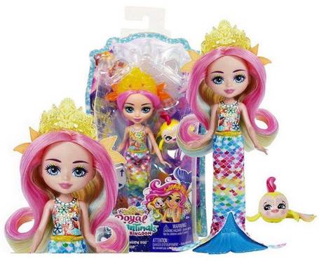 Lalka Enchantimals Syrenka Radia Rainbow Fish HCF68