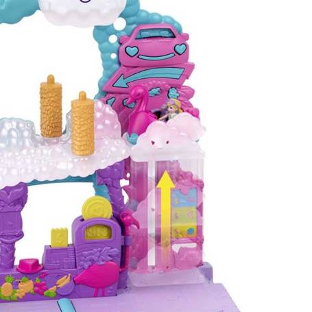 Lalka Polly Pocket Flamingowa myjnia zestaw HHJ05