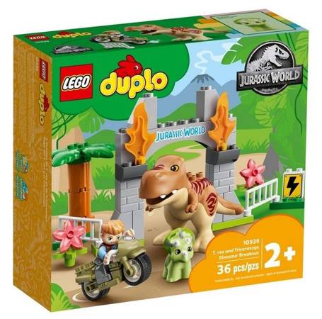 Lego DUPLO Ucieczka tyranozaura i triceratopsa