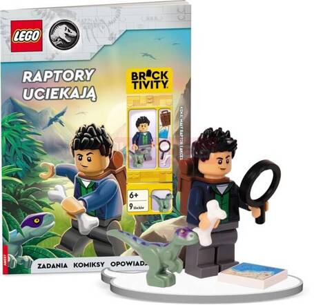 Lego Jurassic World Raptory uciekają