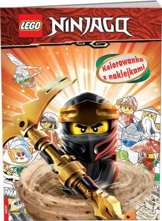 Lego Ninjago Kolorowanka z naklejkami