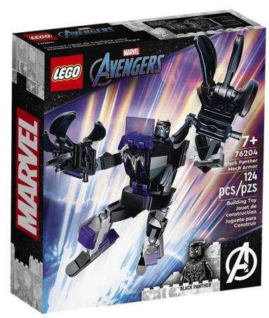 Lego SUPER HEROES 76204 Mechaniczna zbroja Czarnej Pantery