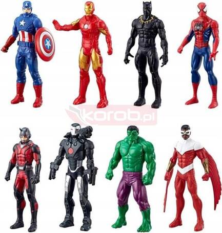 MARVEL AVENGERS ULTIMATE PROTECTION zestaw 8 figurek superbohaterów E4252