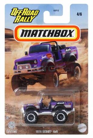 MATCHBOX SAMOCHODZIK OFF ROAD RALLY 4/6 1976 Scout 4x4 HVT04