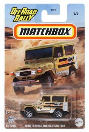 MATCHBOX SAMOCHODZIK OFF ROAD RALLY 5/6 1968 Toyota Land Cruiser FJ40 HVT05