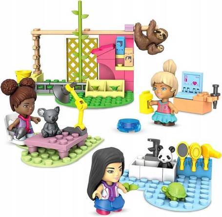 MEGA BLOKS Barbie salon dla zwierząt GYH09