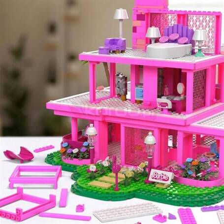 MEGA BLOKS KLOCKI BARBIE zestaw klocków DREAMHOUSE DOMEK MARZEŃ filmowy HPH26