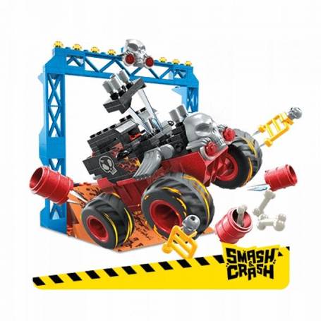 MEGA CONSTRUX HOT WHEELS MONSTER TRUCK BONE SHAKER HKF87