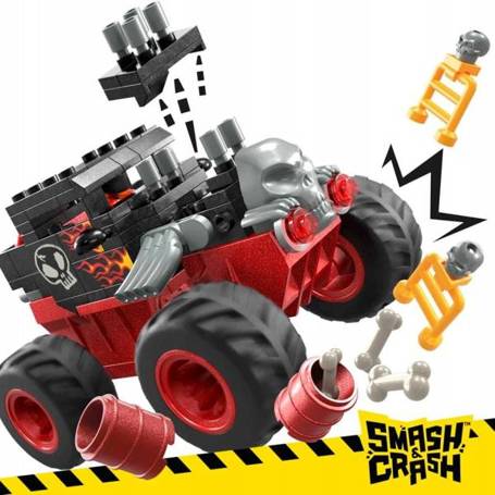 MEGA CONSTRUX HOT WHEELS MONSTER TRUCK BONE SHAKER HKF87