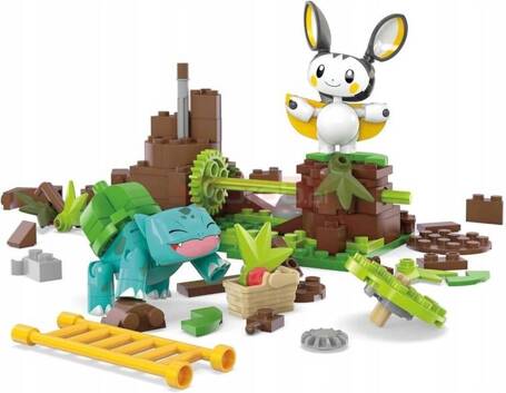 MEGA CONSTRUX KLOCKI 194 el POKEMON EMOLGA I BULBASAUR HTH69