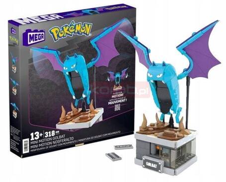 MEGA CONSTRUX KLOCKI 318 el POKEMON GOLBAT z funkcją ruchu HTH72