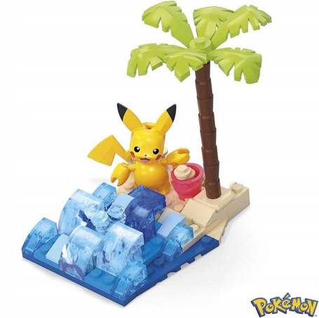 MEGA POKEMON KLOCKI 79el PIKACHU na plaży HDL76