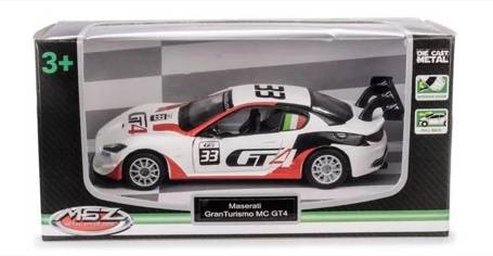 MSZ 1:43 Maserati GranTurismo MC GT4/67355A/white