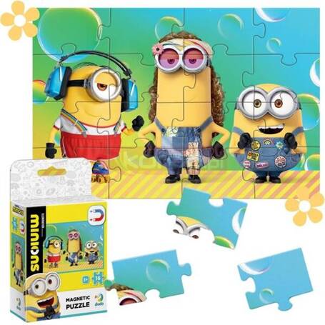 Magnetyczne puzzle Minionki