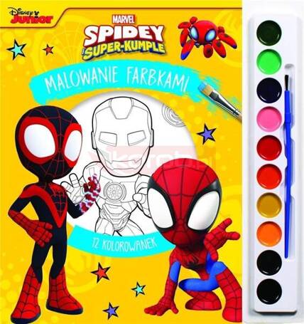 Malowanie farbkami. Marvel Spidey i Super-kumple