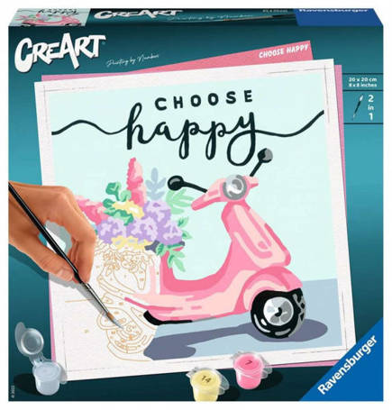 Malowanka CreArt Choose Happy 