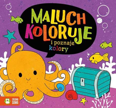 Maluch koloruje i poznaje kolory