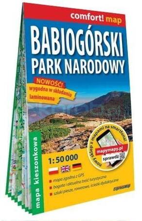 Mapa - Babiogórski Park Narodowy 1:50 000