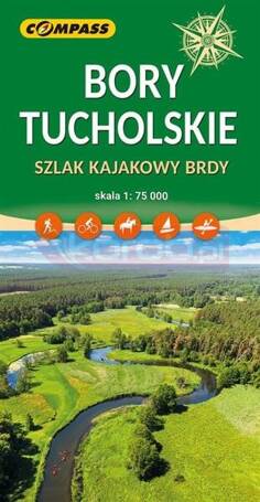 Mapa - Bory Tucholskie 1:75 000