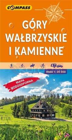 Mapa - Góry Wałbrzyskie i Kamienne 1:35 000