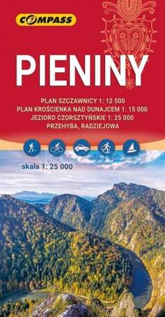 Mapa - Pieniny 1:25 000