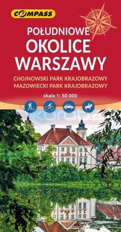 Mapa - Południowe okolice Warszawy 1:50 000