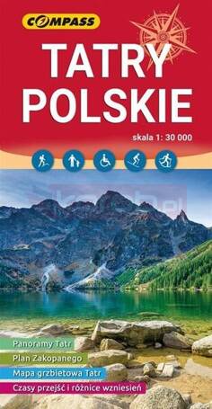 Mapa - Tatry Polskie 1:30 000