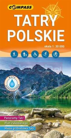 Mapa - Tatry Polskie 1:30 000