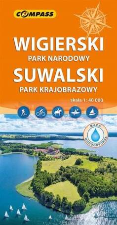 Mapa - Wigierski Park Narodowy, Suwalski 1:40 000