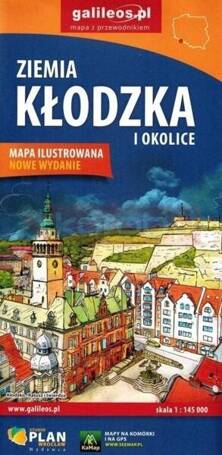 Mapa - Ziemia Kłodzka i okolice 1:450 000