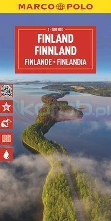 Mapa drogowa Finlandia 1:350 000