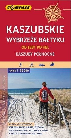 Mapa tur. Kaszubskie wybrzeże Bałtyku 1:55 000