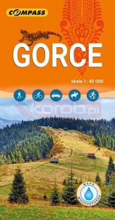 Mapa turystyczna - Gorce 1:40 000 laminat w.19