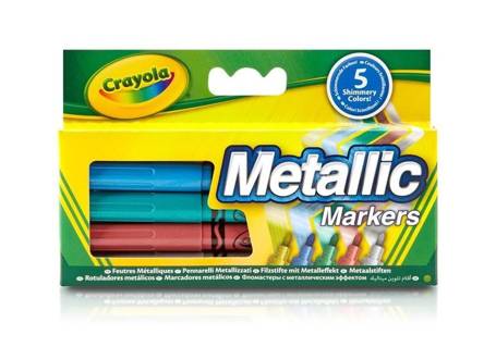 Markery Metaliczne 5 sztuk CRAYOLA