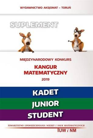 Mat. z wesołym kangurem - Suplement 2019 Kadet