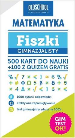 Matematyka. Fiszki gimnazjalisty