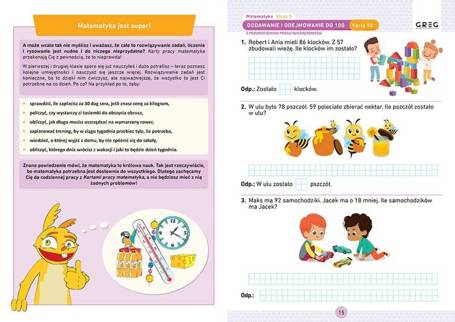 Matematyka SP 3 Karty pracy w szkole i w domu