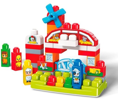 Mega Blocks Building Basics Muzyczna farma Zestaw klocków GCT50