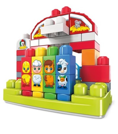 Mega Blocks Building Basics Muzyczna farma Zestaw klocków GCT50