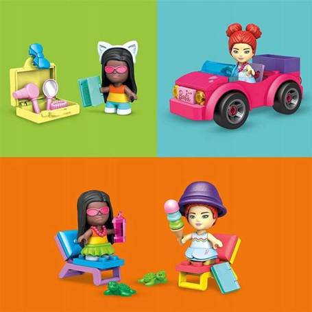 Mega Bloks Barbie plażowanie w Malibu GWR79