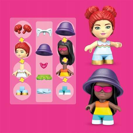 Mega Bloks Barbie plażowanie w Malibu GWR79