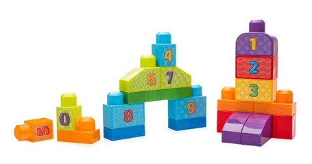 Mega Bloks First Builders Liczymy 1-2-3!