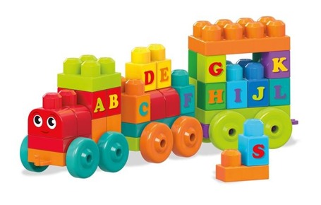 Mega Bloks Pociąg ABC DXH35