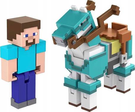 Minecraft figurka Steve i koń HDV39