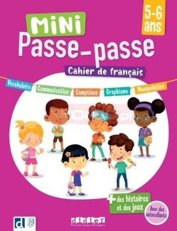 Mini Passe-Passe ćw. 5-6 lat Vocabulaire + online