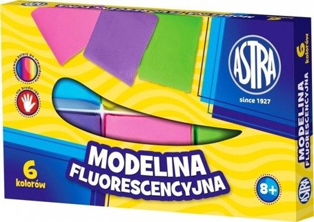 Modelina fluorescencyjna 6 kolorów ASTRA