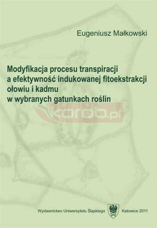 Modyfikacja procesu transpiracji a efektywność...