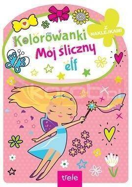 Mój śliczny elf. Kolorowanka z wykrojnikiem