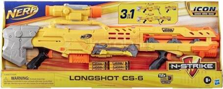 NERF E8886 N-STRIKE Longshot CS-6 + 12 strzałek